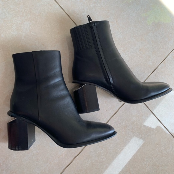 Alexander Wang ANNA BOOTIE WITH RHODIUM 37.5 - Picture 5 of 10